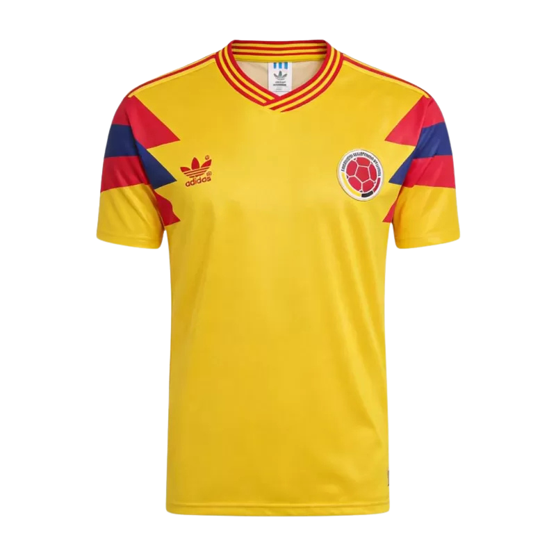 Colombia Retro Home Jersey 1990 Yellow Men's