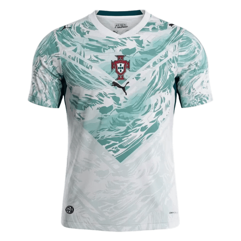 Portugal Away World Cup Jersey 2026 White & Blue Men's
